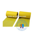 Wash resin ribbon material yellow color barcode ribbon for care thermal label printer